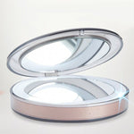 All-IN-ONE Stylish Mini Compact Mirror and phone charger with LED light