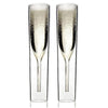 REMARKABLE Stylish Double-walled Champagne Flutes