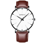 GENEVA Stylish Luxury Ultra Thin Watches